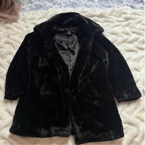 Christian Siriano Black Teddy Jacket